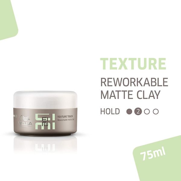 Wella Professionals EIMI Texture Touch Reworkable Matte Clay (75ml) - Niram Global Private Limited