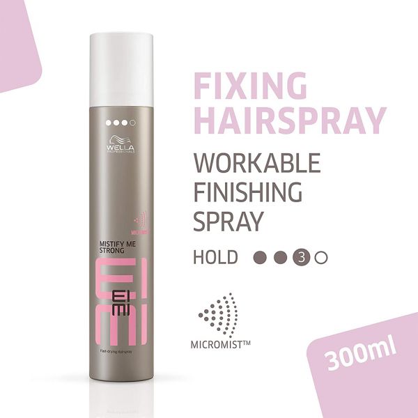 Wella Professionals mistify me strong EMI fast drying hairspray 300ml - Niram Global Private Limited