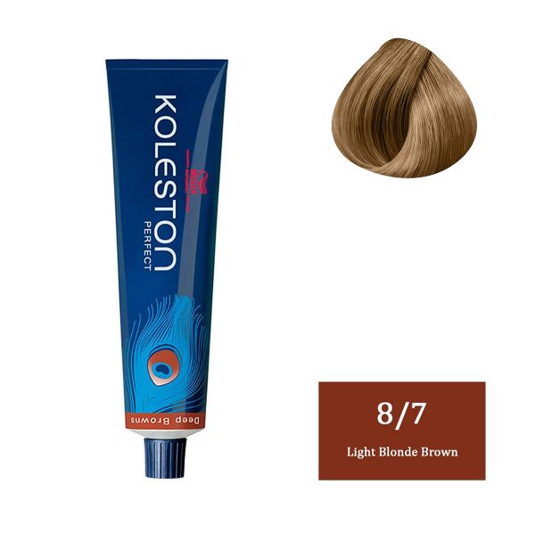 Wella Professionals Koleston Perfect Deep Browns - 8/7 Light Blonde Brown - Niram Global Private Limited