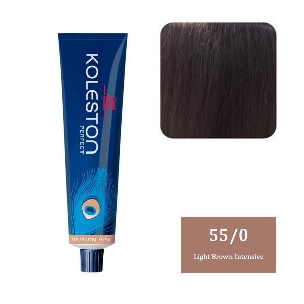 Wella Professionals Koleston Perfect Pure Naturals - 55/0 Light Brown Intensive - Niram Global Private Limited