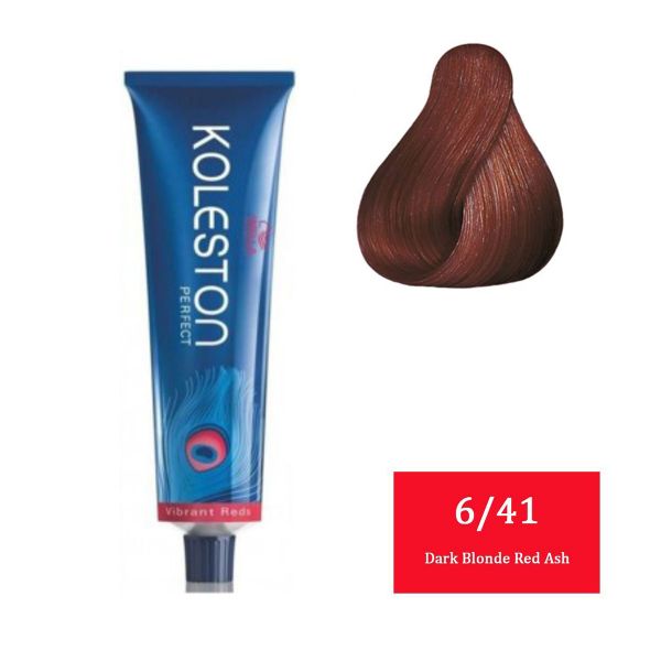 Wella Professionals Koleston Perfect Vibrant Reds - 6/41 Dark Blonde Red Ash - Niram Global Private Limited