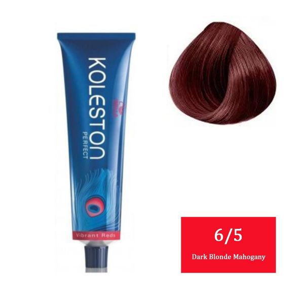 Wella Professionals Koleston Perfect Vibrant Reds - 6/5 Dark Blonde Mahogany - Niram Global Private Limited