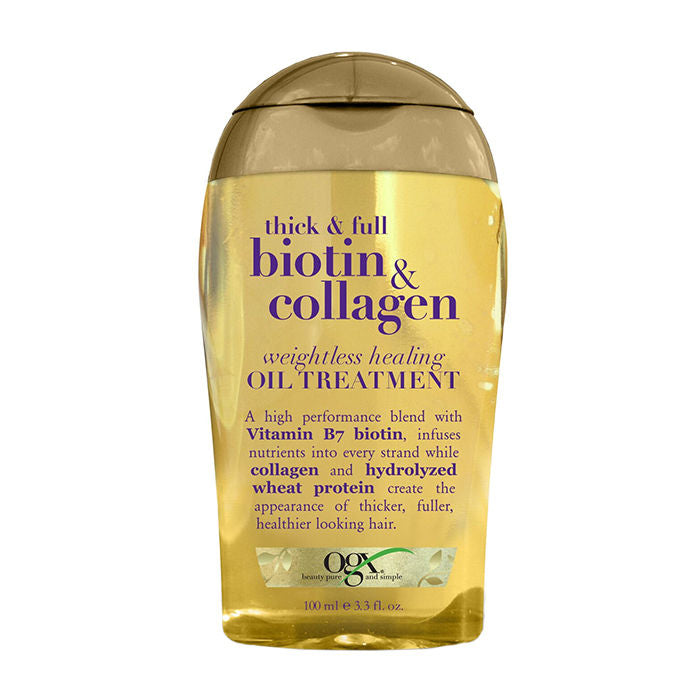 Ogx thick & full biotin deals & collagen weightless healing oil