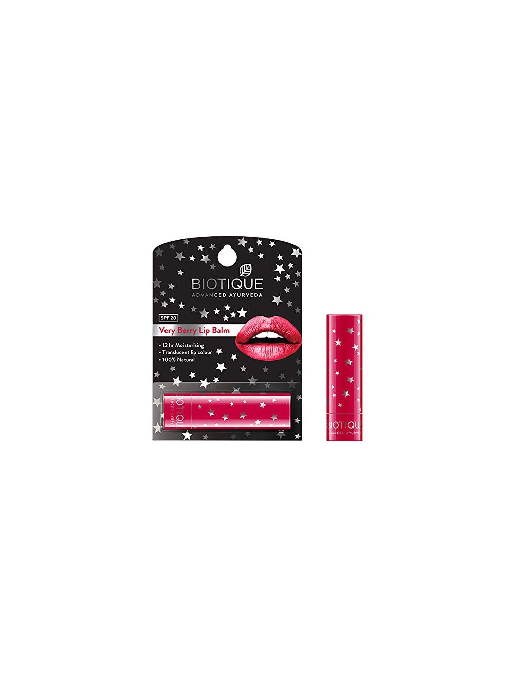 Biotique Very Berry Lip Balm (4gm) - Niram