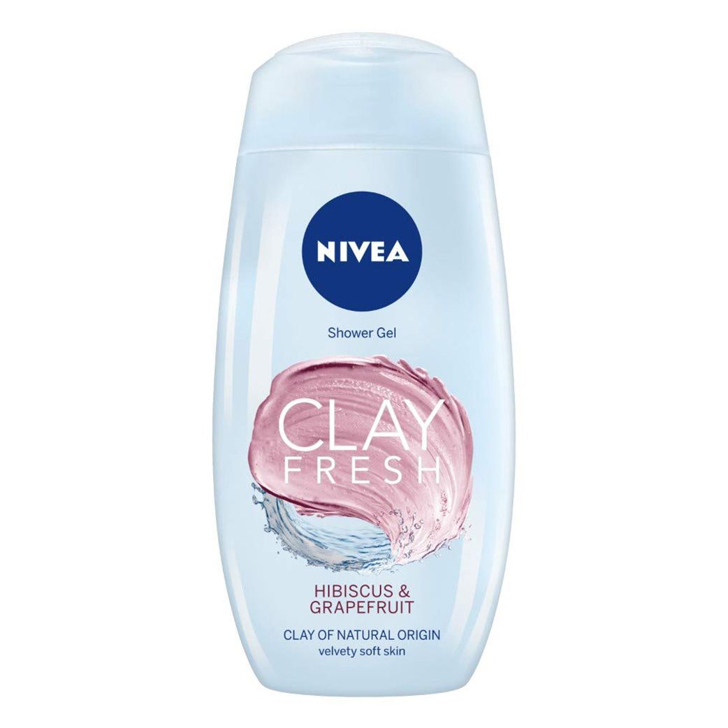 NIVEA Clay Fresh Hibiscus & Grapefruit Shower Gel (250ml) - Niram