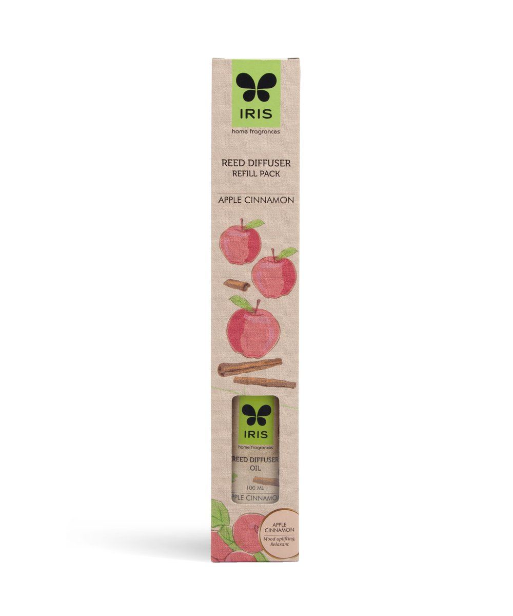 Iris Reed Diffuser Refill Pack - Apple Cinnamon (100ml) - Niram