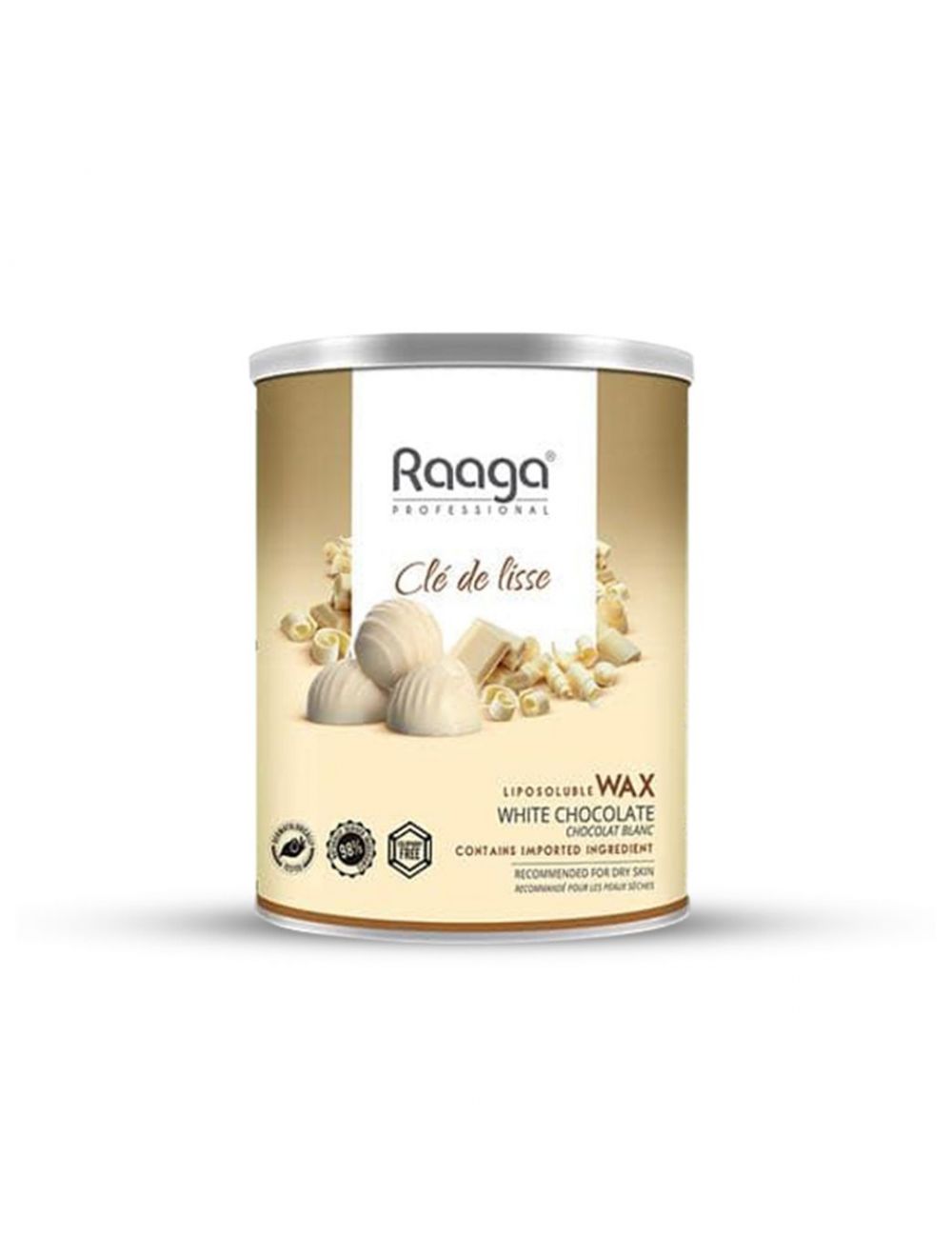 Raaga Professional White Chocolate Liposoluble Wax (800gm) - Niram Global Private Limited