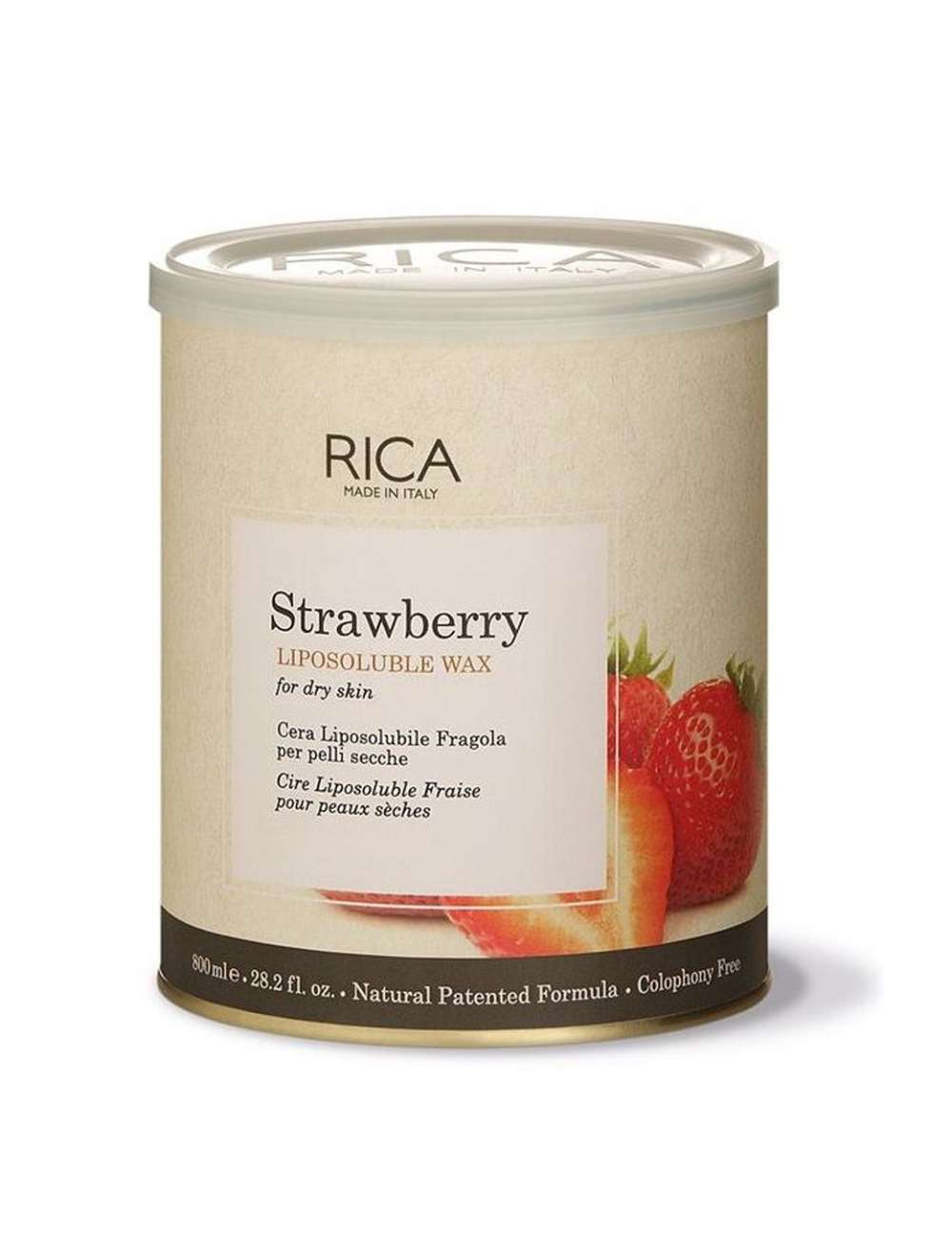 Rica Strawberry Liposoluble Wax (800ml) - Niram Global Private Limited