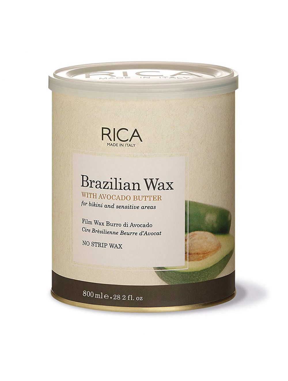 Rica Brazilian Wax With Avocado Butter (800gm) - Niram Global Private Limited