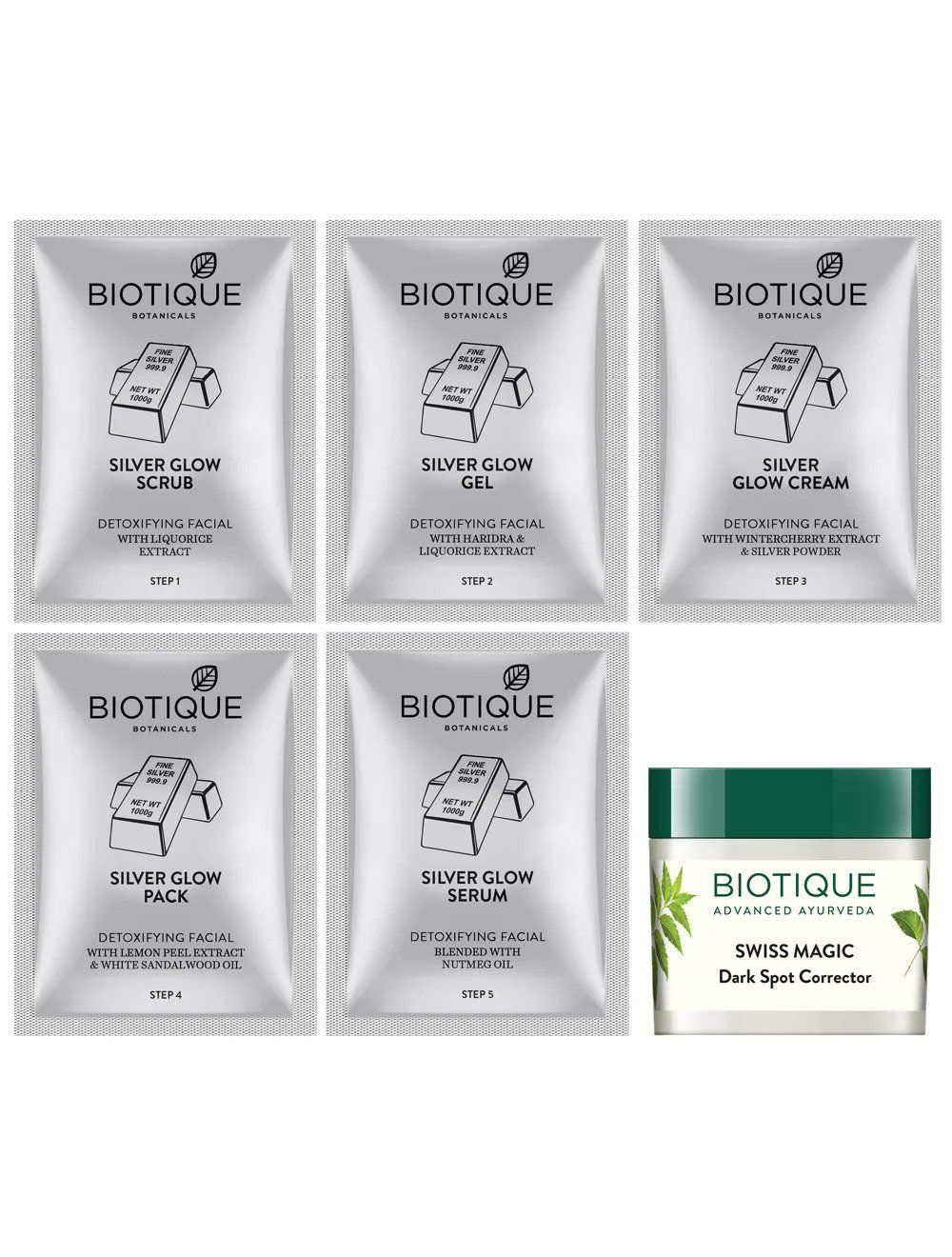 Biotique Silver Facial Kit (65gm) - Niram