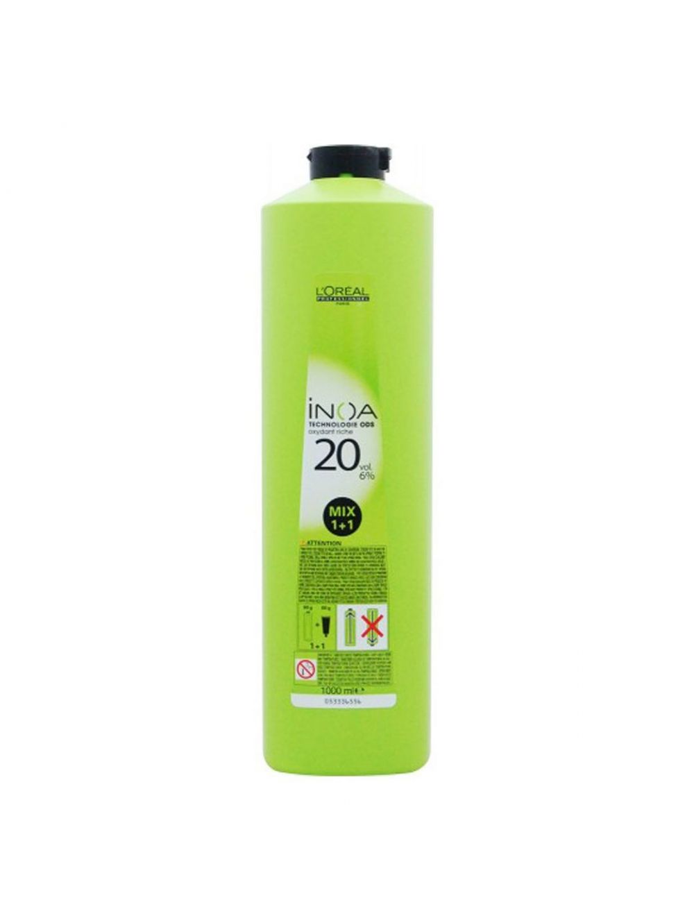 L'Oreal Professionnel Inoa Hair Colour No 1 (Black) with Developer 20 Vol 6%