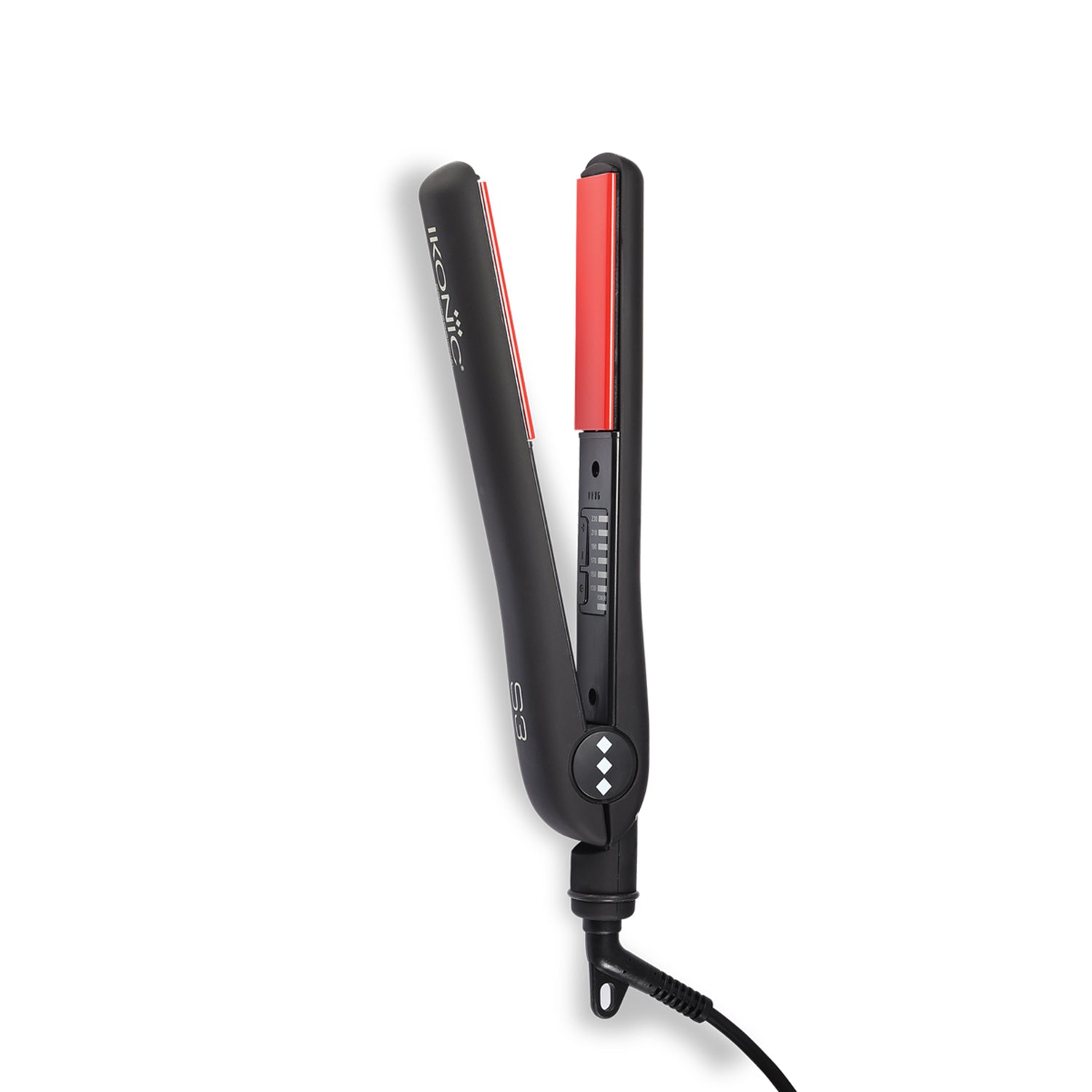 Ikonic Professional Ceramic Straightener (Black & Red) - Niram