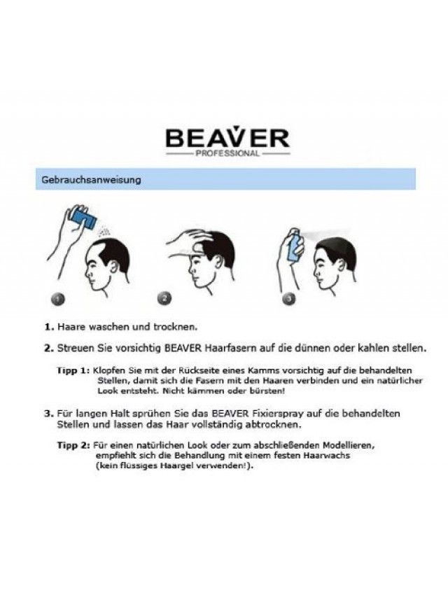 Beaver Professional Hair Building Fibers - Dark Brown-12 gm - Niram