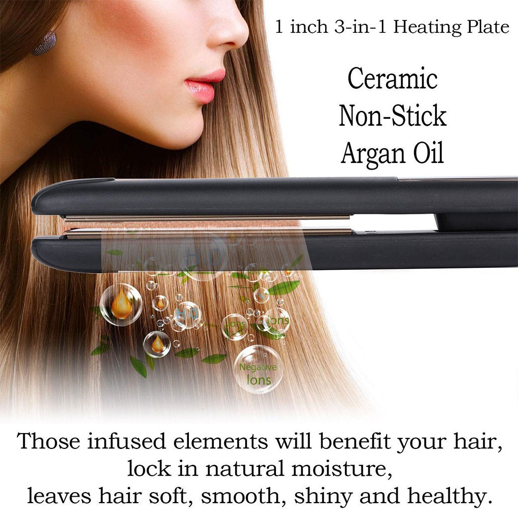 Wahl Argan Care Straight & Curl - Black - Niram Global Private Limited