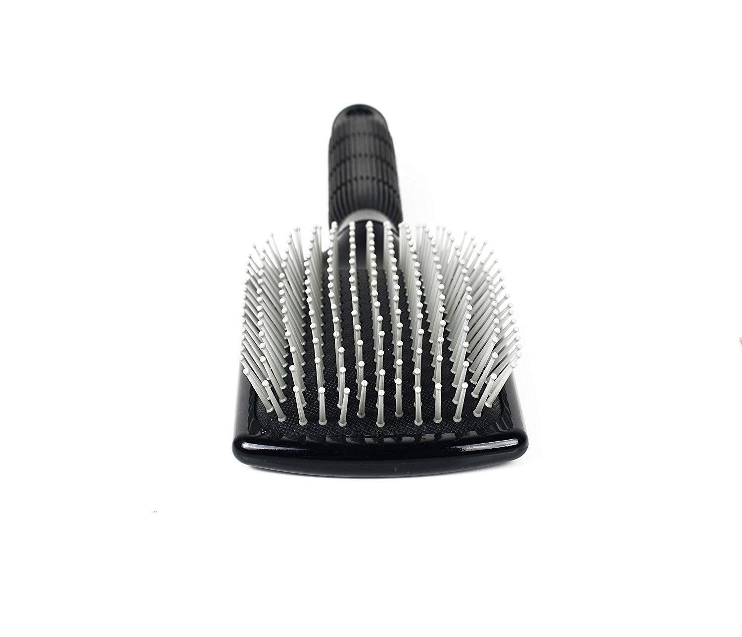 Alan Truman 100% Pure Nylon Bristle Paddle Brush (Black) - Niram