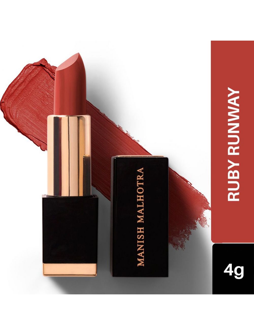 MyGlamm Manish Malhotra Hi-shine Lipstick - Ruby Runway