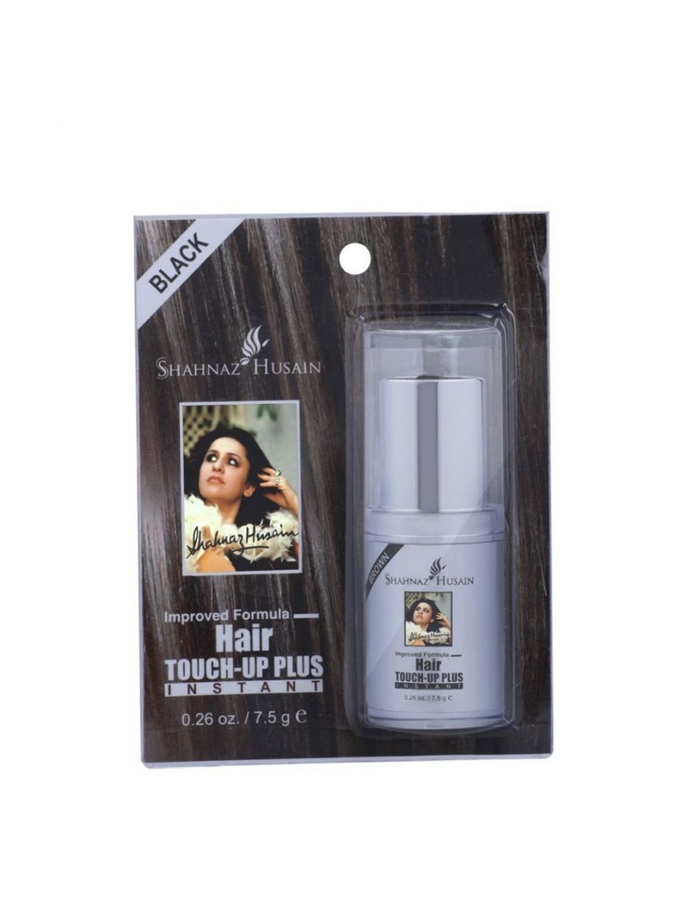 Shahnaz Husain Hair Touch-Up Plus - Black (7.50gm) - Niram