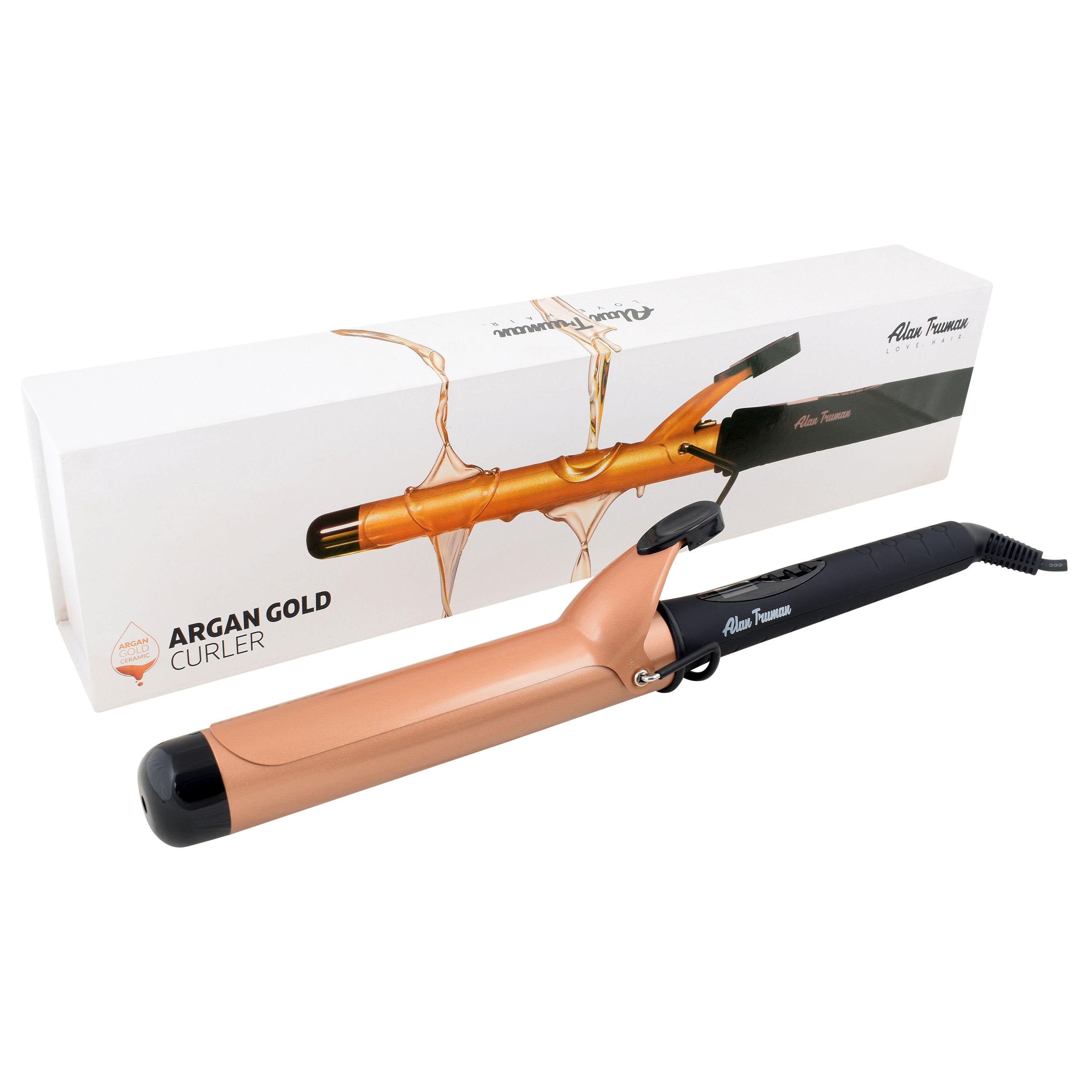 Alan Truman Argan Oil Infused Gold Ceramic Curler-38mm - Niram