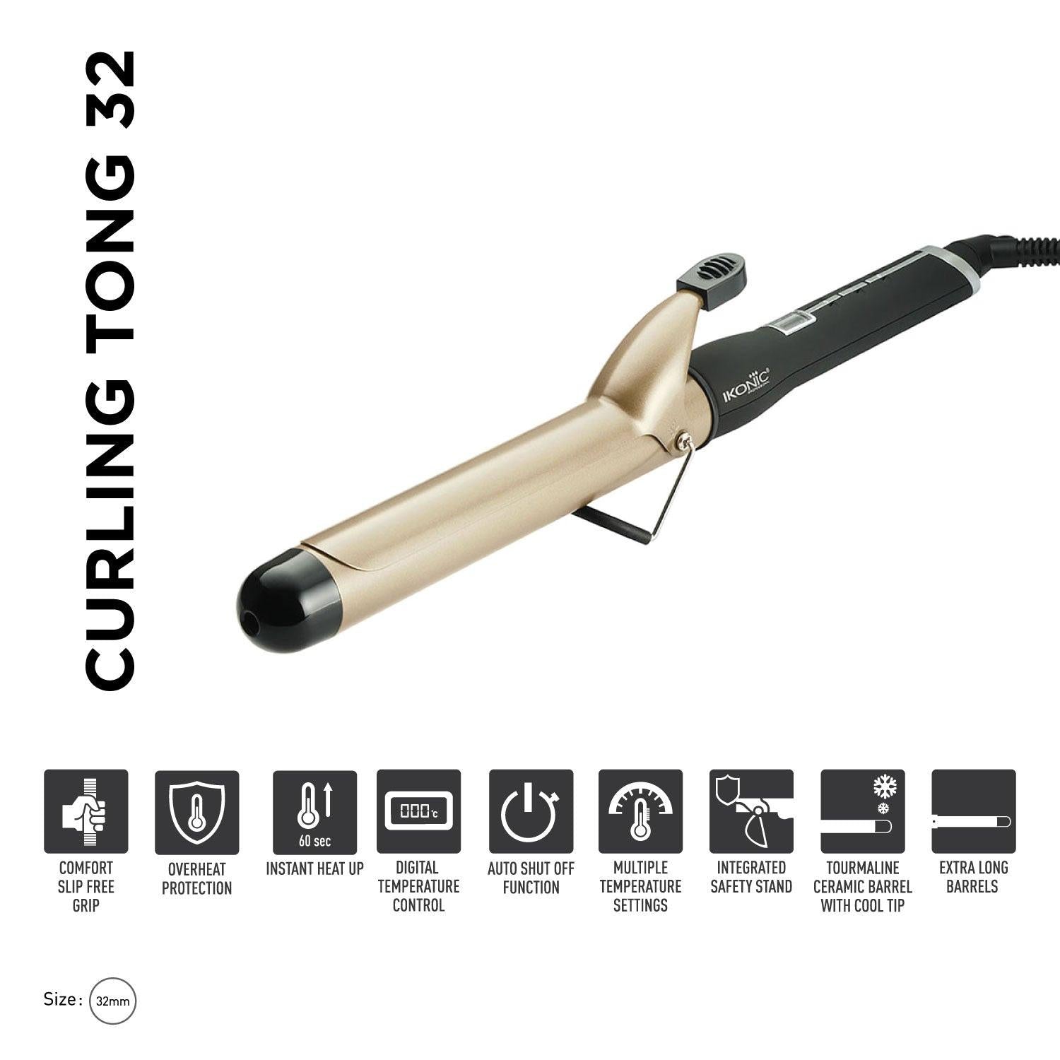 Ikonic Professional Curling Tong IK CT-32 - Niram