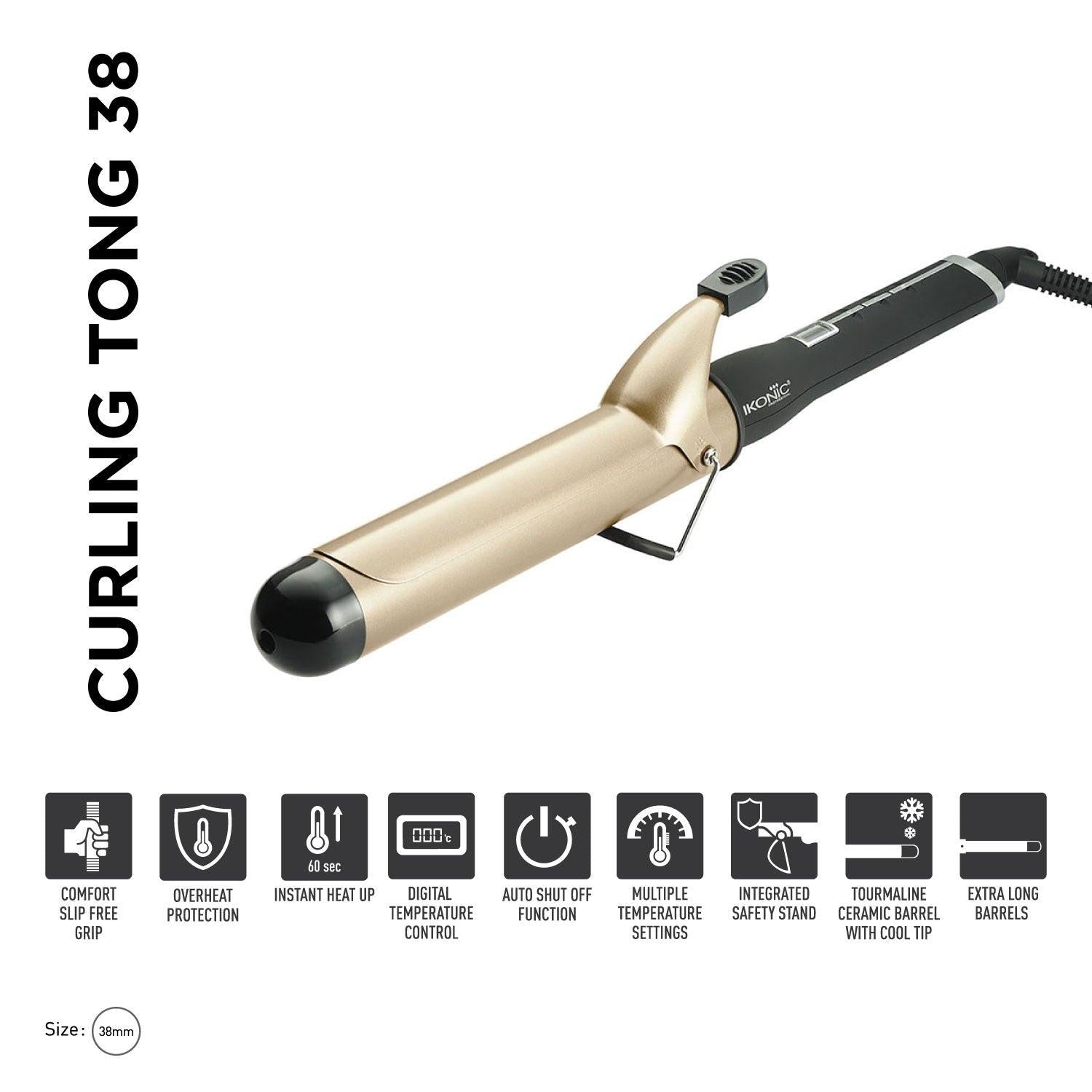 Ikonic Professional Curling Tong IK CT-38 - Niram