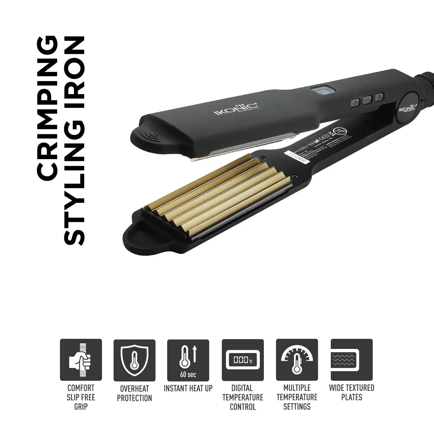 Ikonic Professional Hair Styler Crimping Styling Iron - Niram
