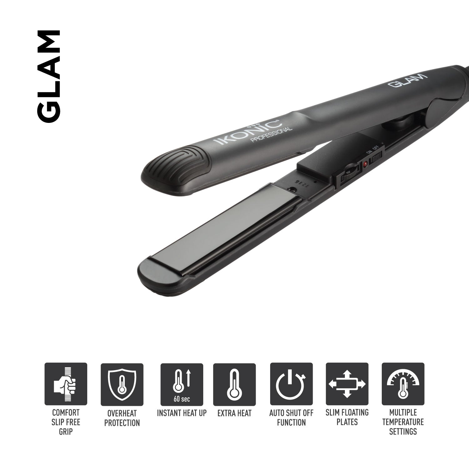 Ikonic Professional Straightener Glam - Niram