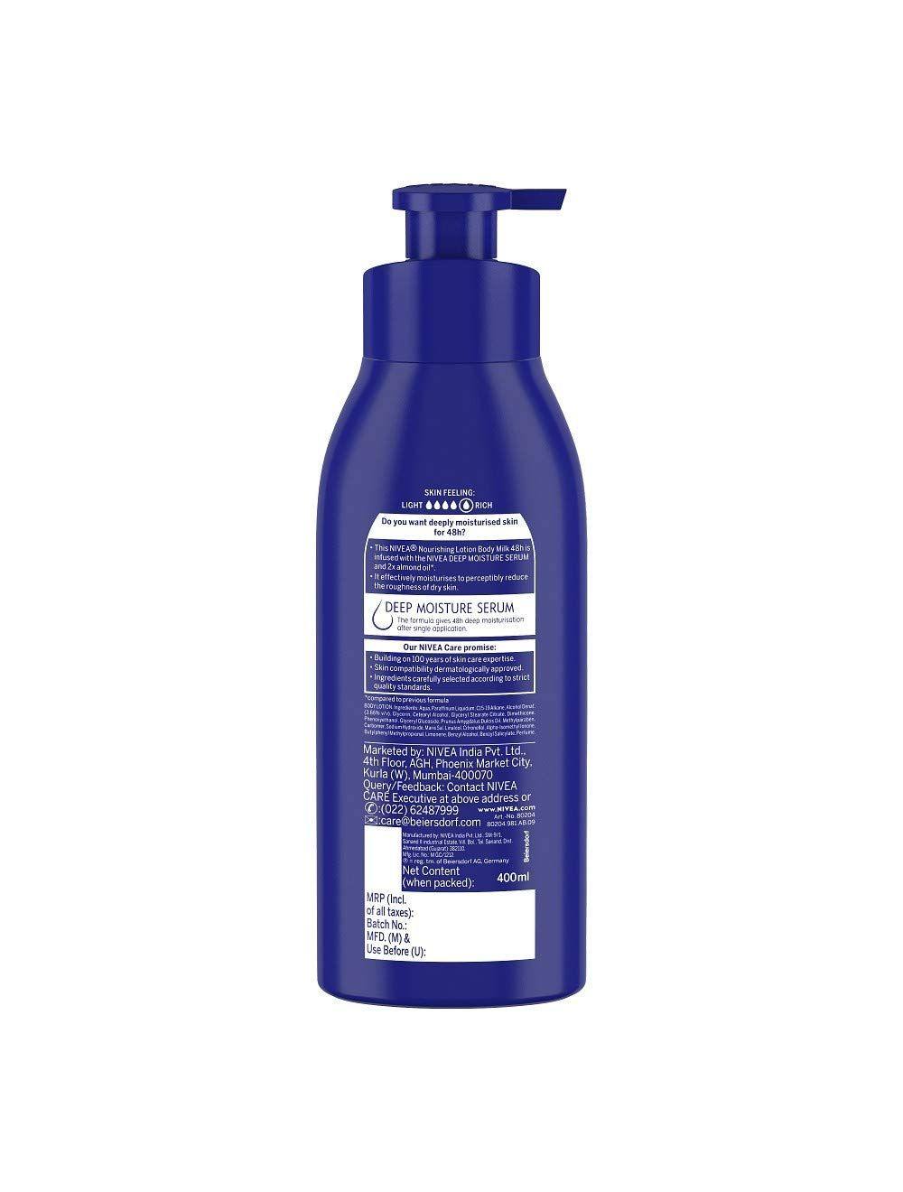 Nivea Nourishing Body Milk (400ml) - Niram