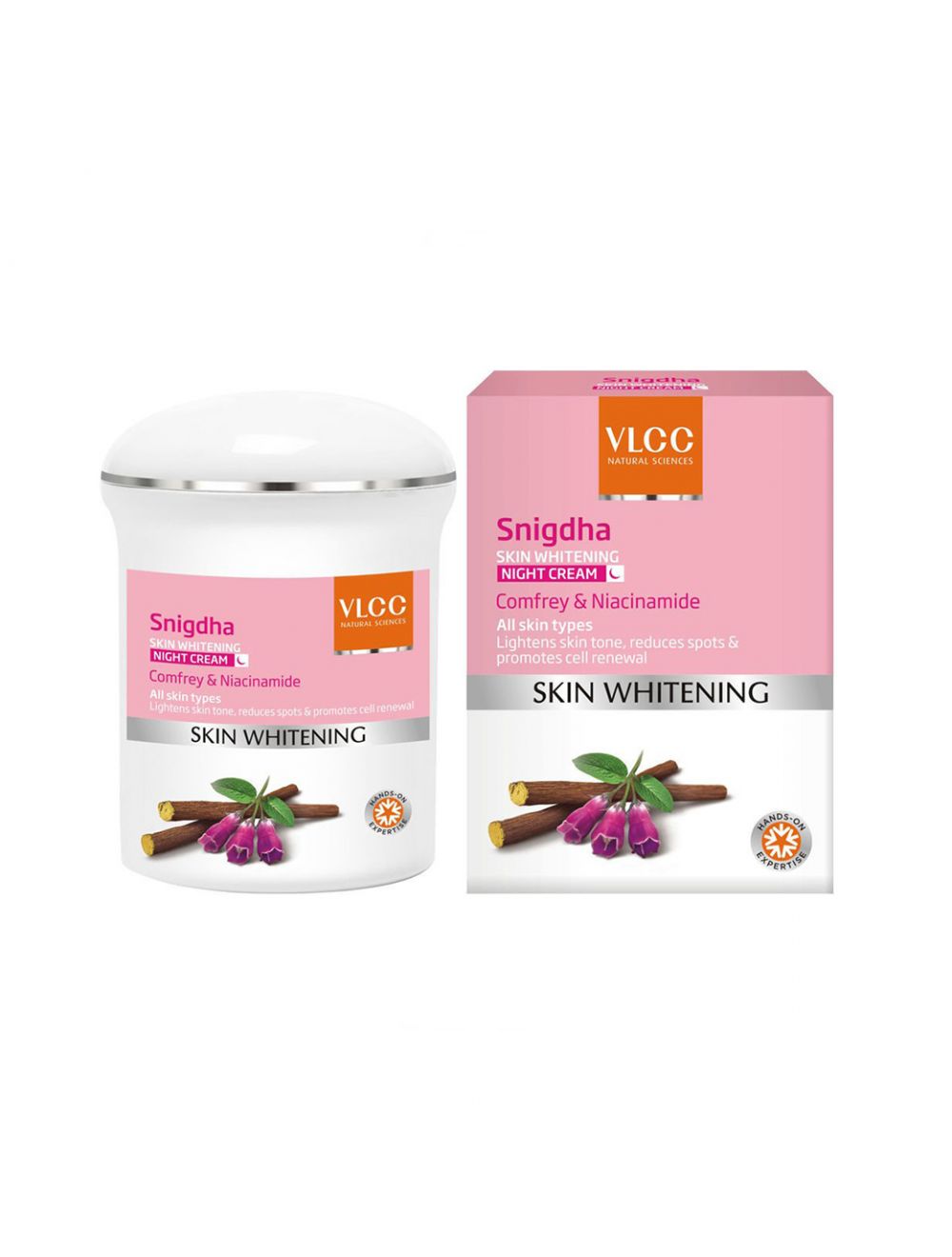 VLCC Snigdha Skin Whitening Night Cream (50gm) - Niram