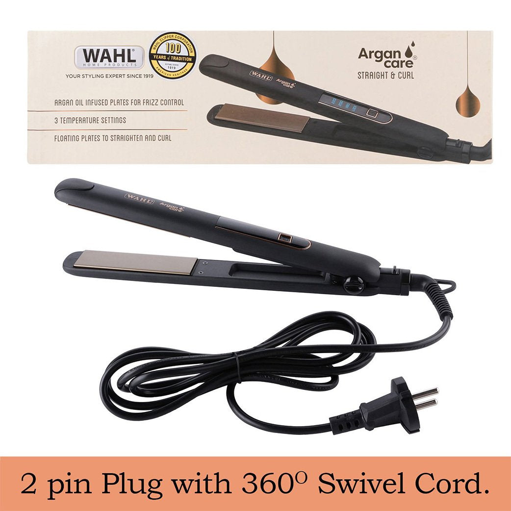 Wahl Argan Care Straight & Curl - Black - Niram Global Private Limited