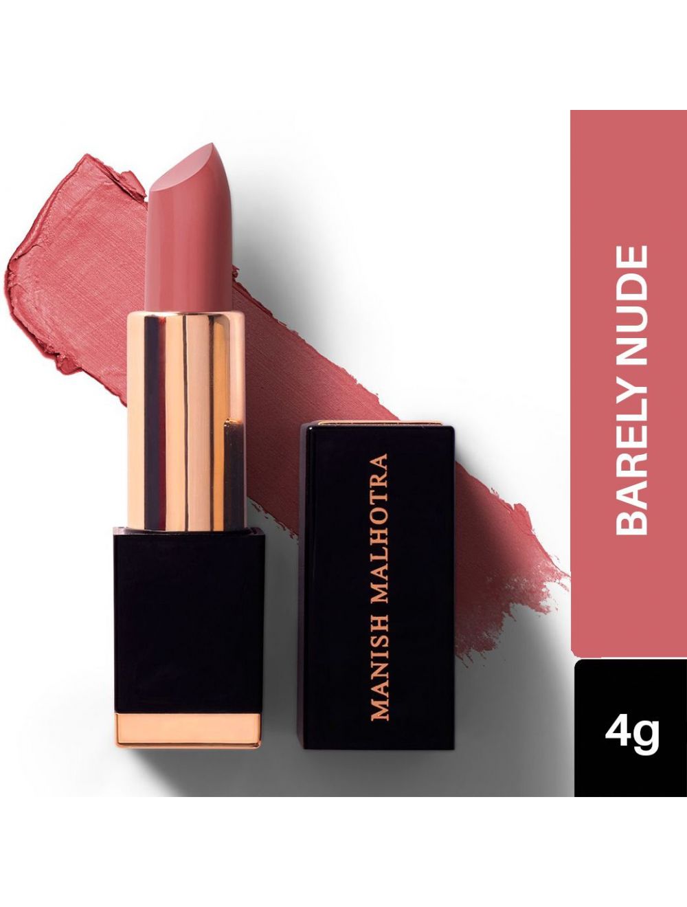 MyGlamm Manish Malhotra Hi-shine Lipstick - Barely Nude