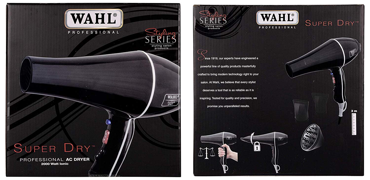 Wahl Super Dry Professional Styling Hair Dryer (5439-024) - Niram Global Private Limited