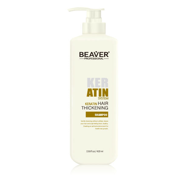 Beaver Professional Keratin Hair Thickening Shampoo (410ml) - Niram