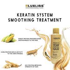 LUXLISS PROFESSIONAL PROTECTS YOUR AMAZING HAIR KERATIN SMOOTHING TREATMENT 100ML