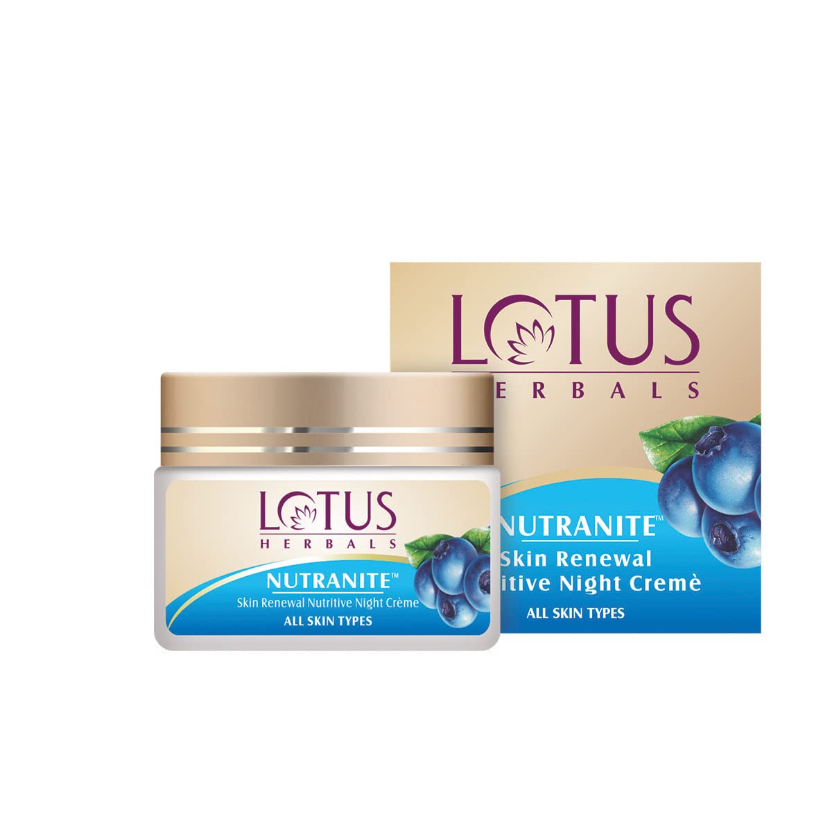 Lotus Herbals NUTRANITE Skin Renewal Nutritive Night Creme (50gm) - Niram Global Private Limited