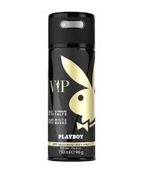PLAY BOY VIP ANTI WHITE MARKS 0% 24H DEODRANT BODY SPRAY 1500ML