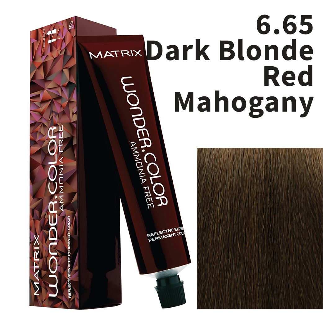 MATRIX WONDER COLOR 6.65 DARK BLONDE WITH RED MAHOGANY