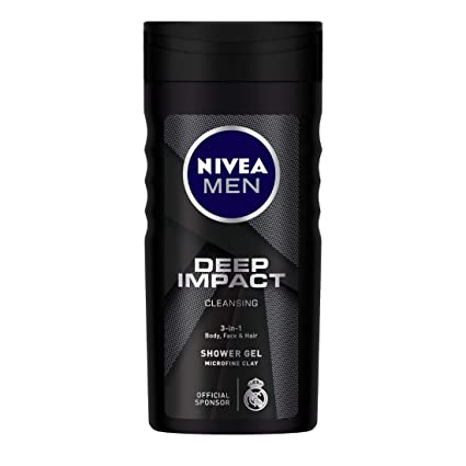 NIVEA MEN DEEP IMPACT CLEANSING SHOWER GEL 250 ML