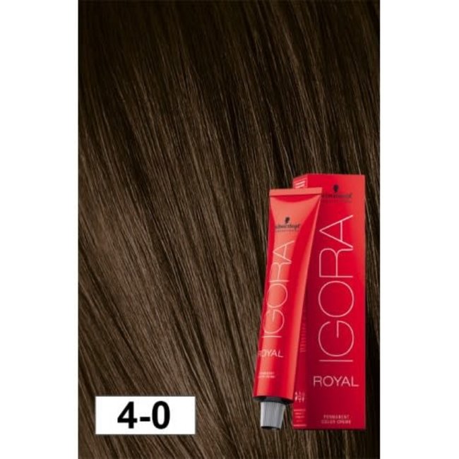 ROYAL  HAIR COLOUR 4/0 IGORA ROYAL