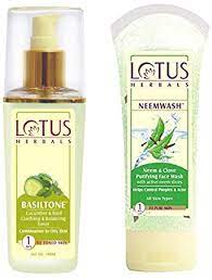 Lotus Herbals BASILTONE Cucumber & Basil Clarifying & Balancing Toner (100ml) - Niram Global Private Limited