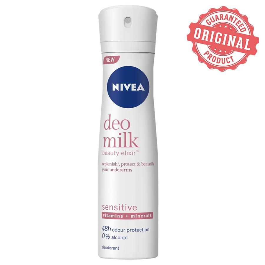 NIVEA DEO MILK BEAUTY ELIXIR 48 HR PROTECTION DEODRANT
