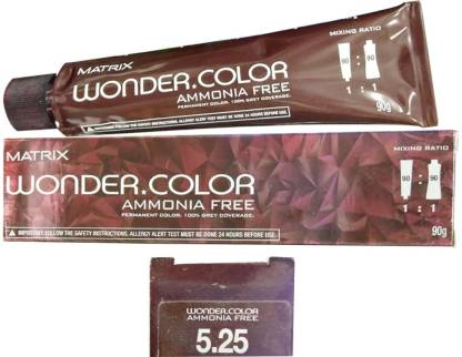 matrix wonder colour 5.25 lihgt brown with iridescent mahogany