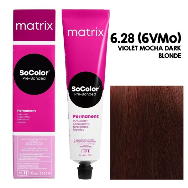 Matrix SOCOLOR 6.28 6VMo (Violet Mocha Dark Blonde) - Niram Global Private Limited