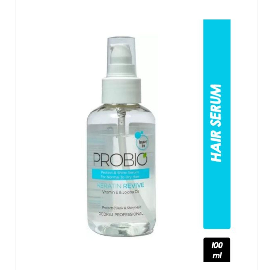 Godrej Professional PROBIO Protect & Shine Serum for Normal to Dry hair (100ml)