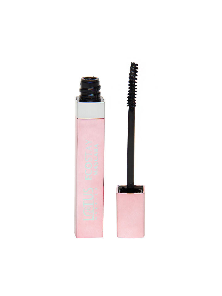 Lotus Herbals Makeup Ecostay Volumising Mascara Black (8gm) - Niram
