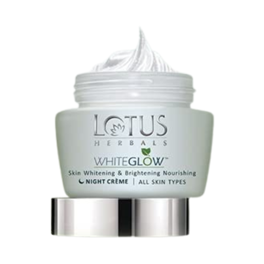 LOTUS HERBALS SKIN WHITENING & BRIGHTENING NOURISHING NIGHT CREME 50G - Niram Global Private Limited