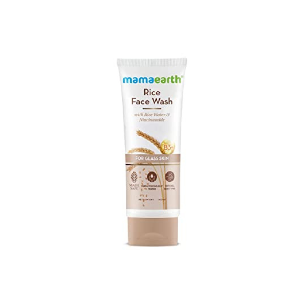 MAMA EARTH RICE FACE WASH ( FOR GLASS SKIN ) - Niram Global Private Limited