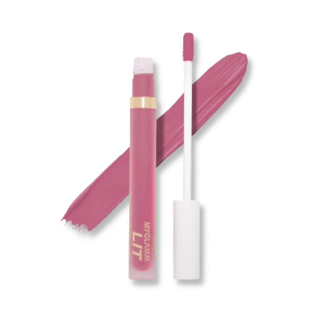 Myglamm lit liquid velvet matte lipstick 01 yummy