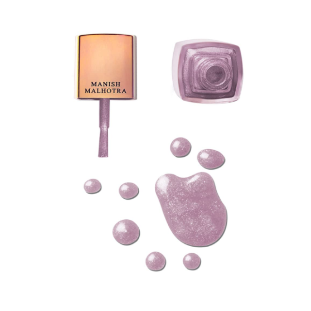 Myglamm Manish Malhotra Beauty Gel Finish Nail Lacquer-Metallic-Blush Cashmere