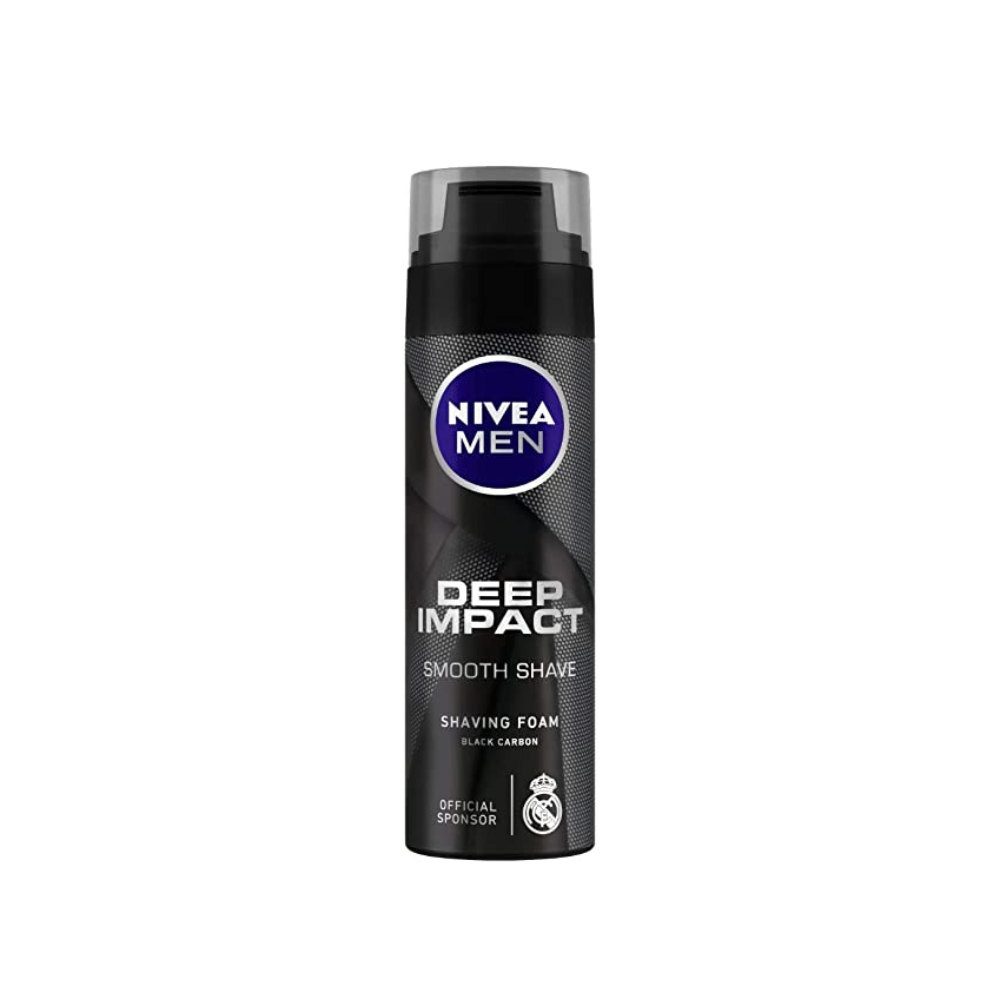Nivea Men Deep Impact Smooth Shave Shaving Foam (200ml) - Niram Global Private Limited