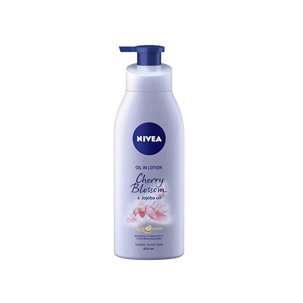 Nivea Oil In Lotion - Cherry Blossom & Jojoba Oil (400ml) - Niram Global Private Limited